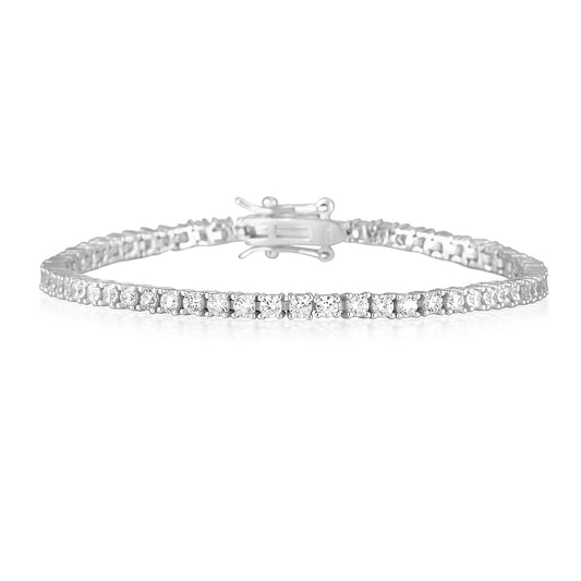 The Mini Tennis Bracelet Silver