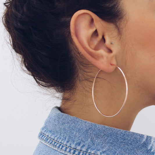 Emelia Hoops Rose Gold