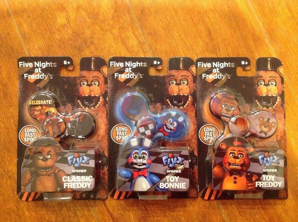 Uncle Milton Five Nights At Freddy's Fijix Spinner Toy Freddy NEW 