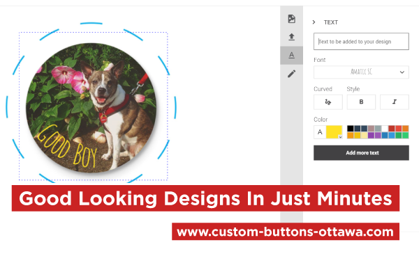 Design A Personal Dog Button Online