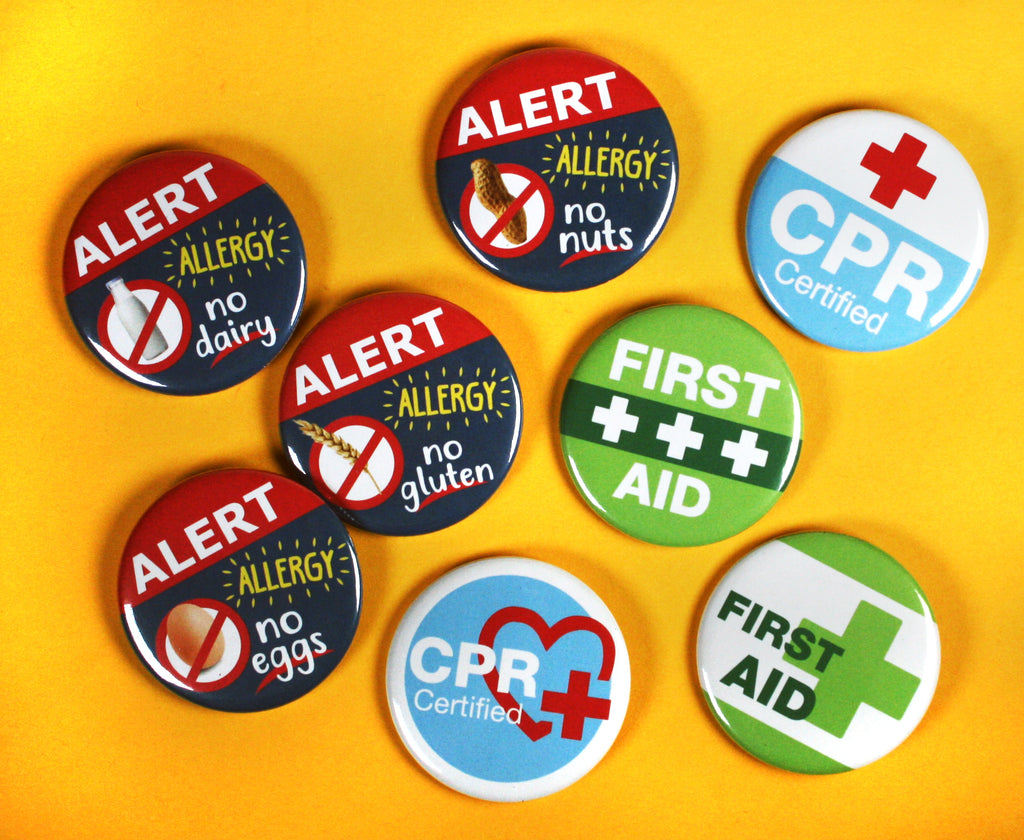 health safety buttons for events