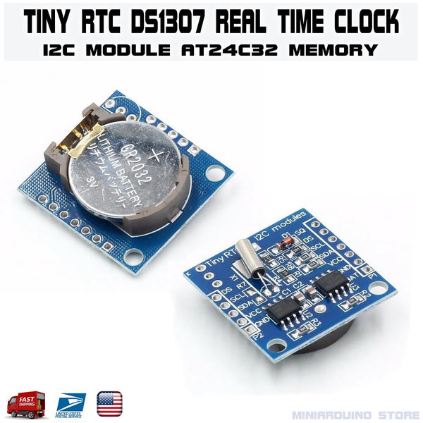 Electronic Components And Semiconductors 5pcs Arduino I2c Rtc Ds1307 At24c32 Real Time Clock 5266