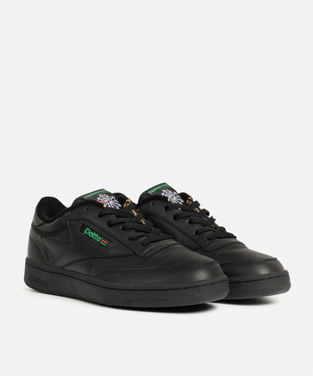 patta reebok black