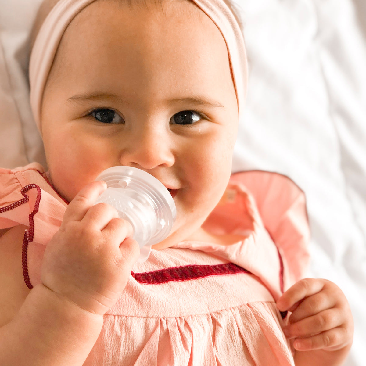 pacifier in freezer for teething