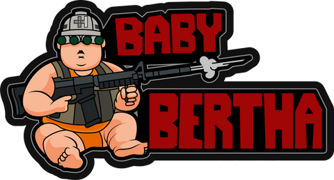 Baby Bertha One Pistol Concealed Carry Backpack Patch