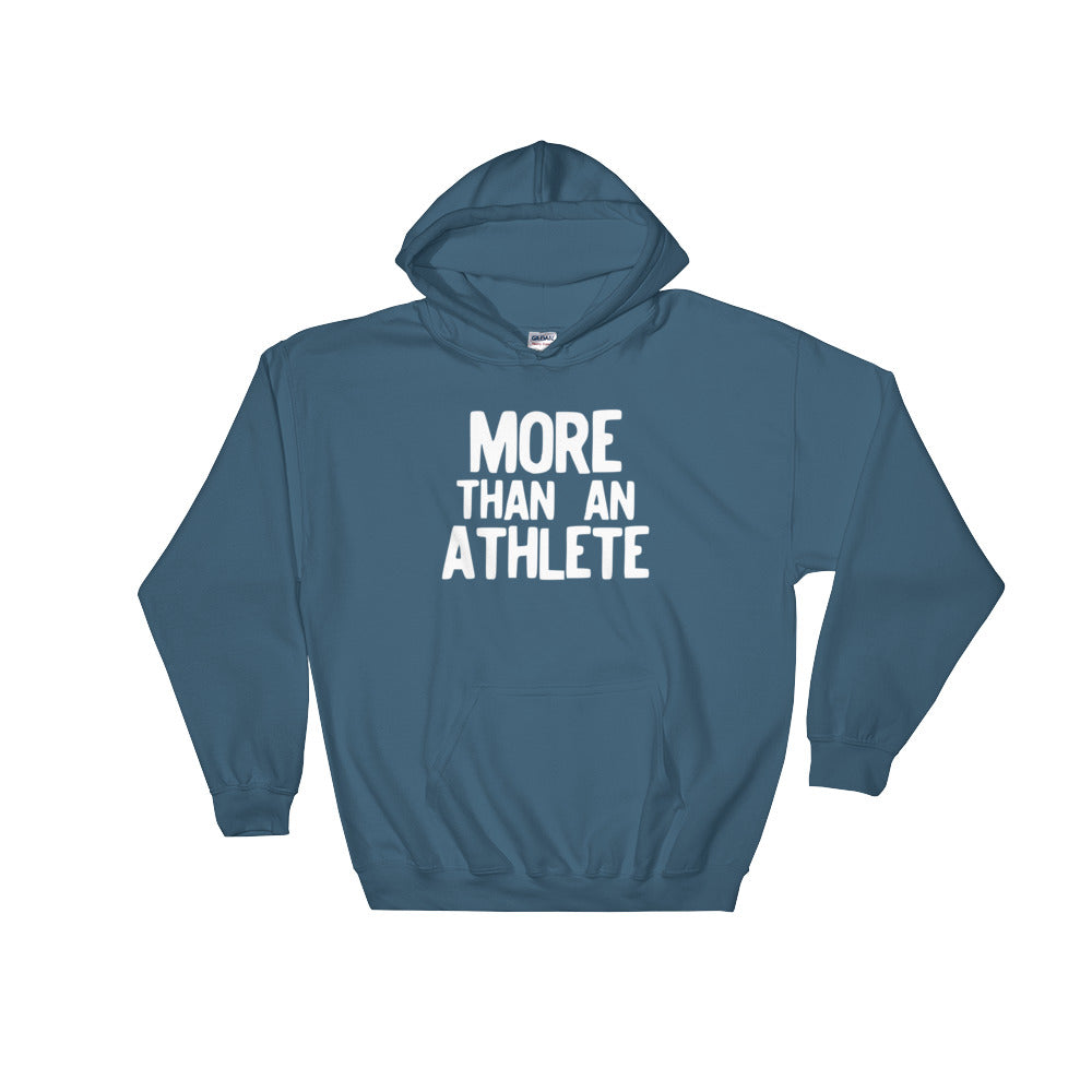 more than an athlete hoodie