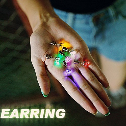 blinking led earrings