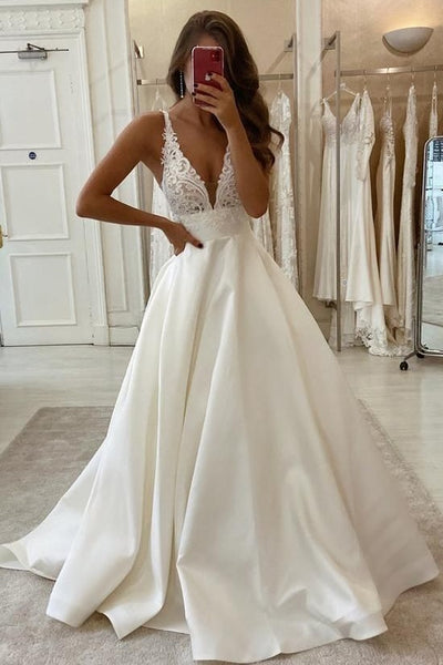 lace skirt wedding dress