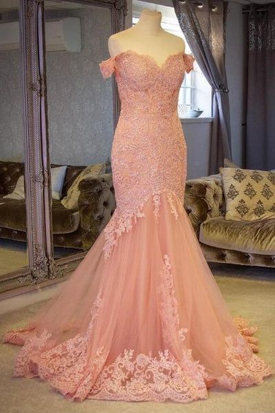 blush pink evening gowns