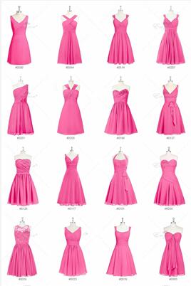 bridesmaid short dresses designs