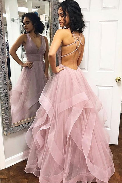 mauve prom dress