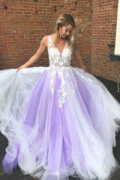 Lavender Wedding Dress