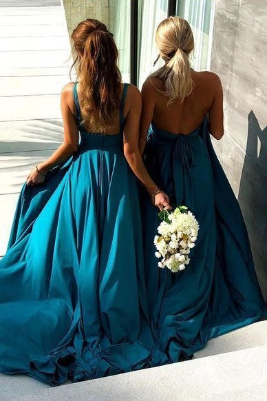 teal blue wedding dresses