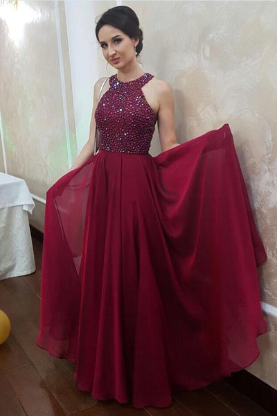 burgundy dress with rhinestones