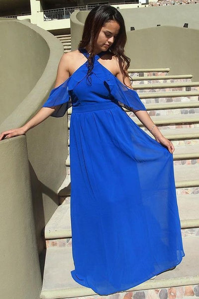 cobalt blue plus size bridesmaid dresses