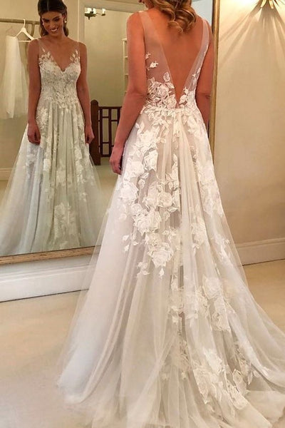 a line dresses wedding