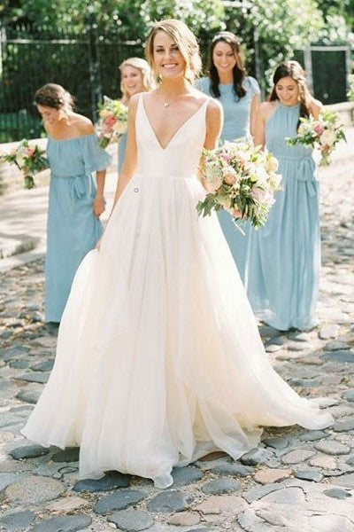 simple boho wedding dress