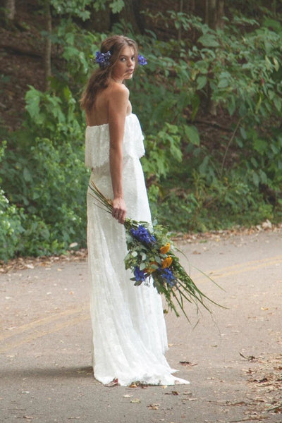casual bohemian wedding dresses
