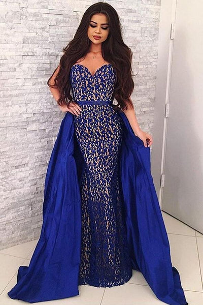 sapphire blue formal dress