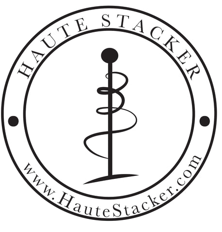 Haute Stacker logo doughnut cake pastry tower