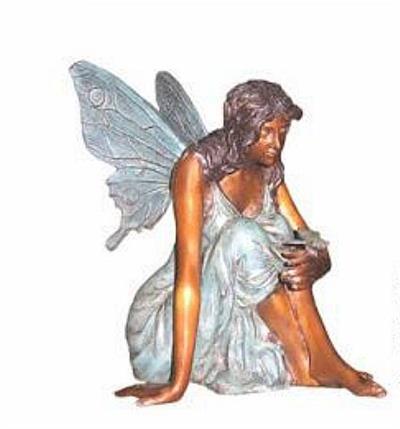 Fairies add magic to the garden. Celebrate with bronze fairy statues and sculptures from TimelessBronze.com.