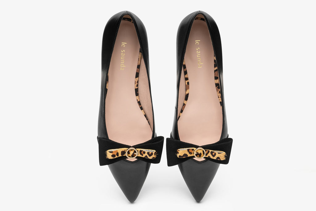 leopard pointed toe flats