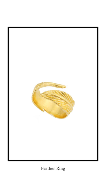 Katie Dean Jewelry Feather Ring
