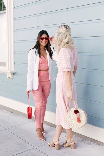 Katie Dean, founder of Katie Dean Jewelry, and Kelsey Kaplan, fashion blogger in san francisco.