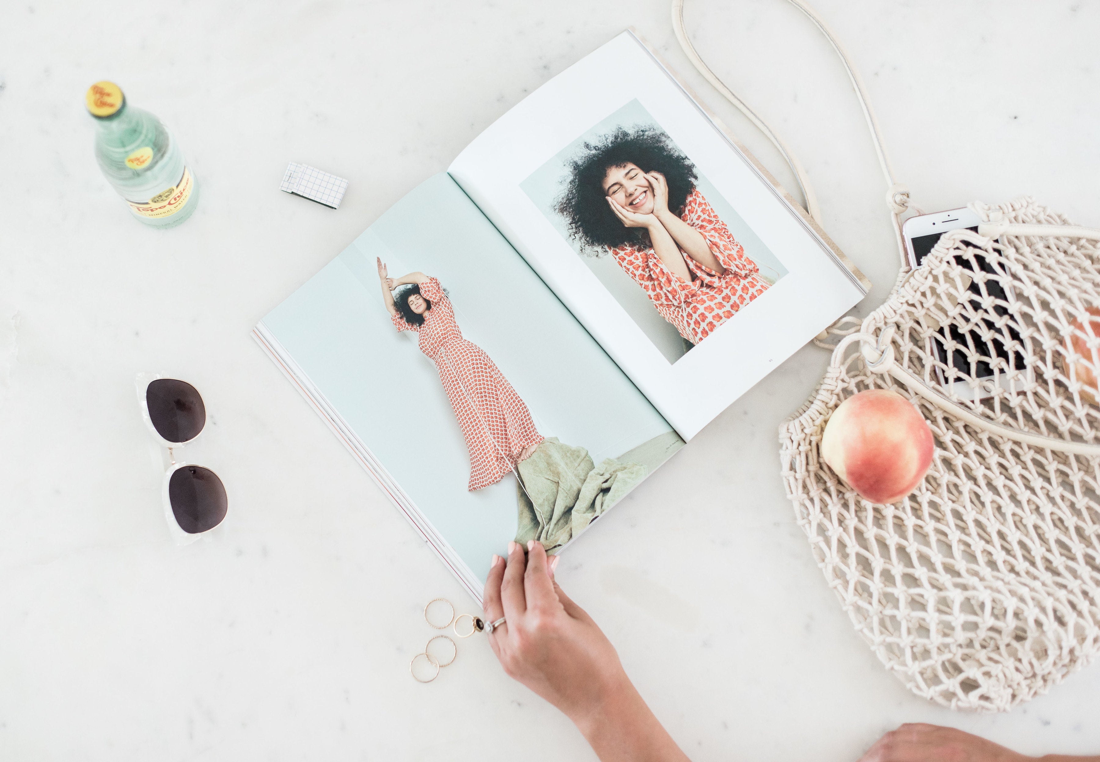 Anastasia Casey marketing Identite Collective, social media guru, flatlay minimal