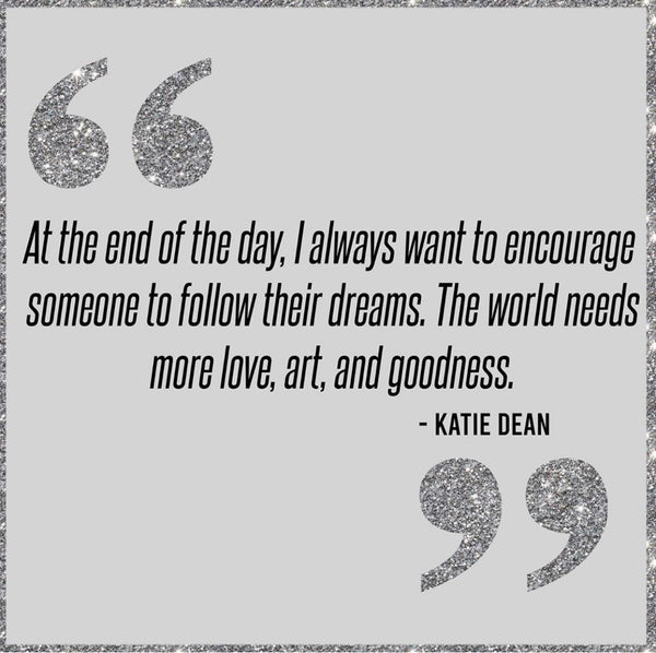 Salt and Pepper Podcast, Katie Dean quote from interview, female founder of Katie Dean Jewelry