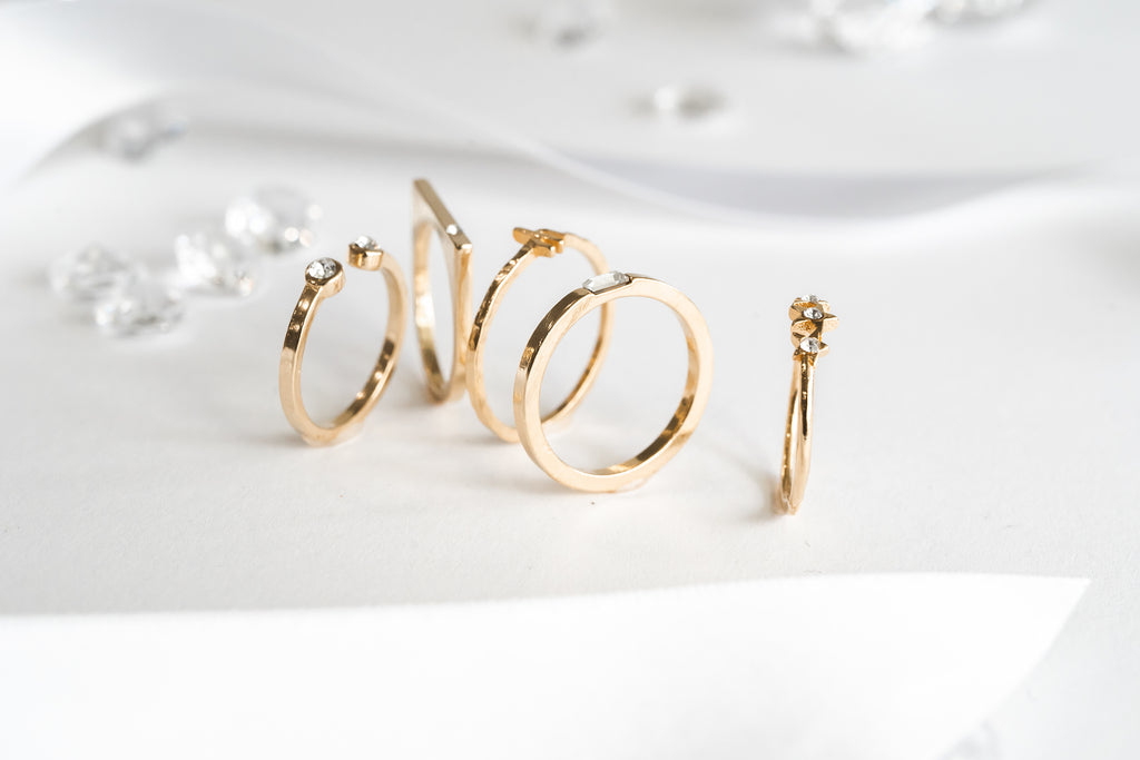 Stacking rings, Katie Dean Jewelry, gift guide baguette ring