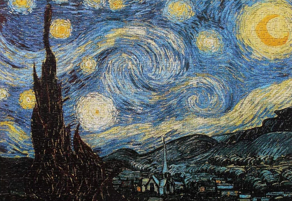 Starry Night Puzzle sold on Amazon