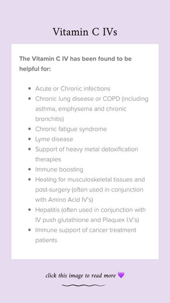 Vitamin C IVs, Immune Booster, Natural Health Improvement Center Grandville Michigan