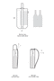 Ice Blue Vin Two Bottle Tote