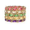Chain Ribbon Crystal Bangle, Assorted Colors