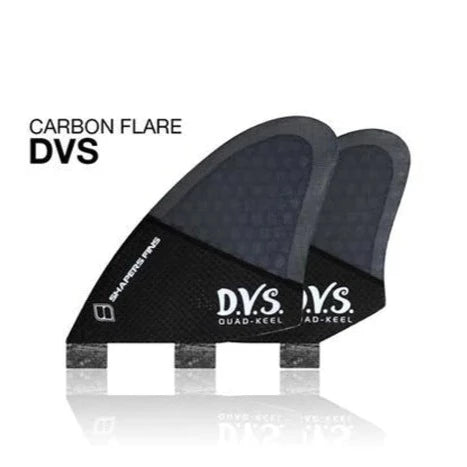 Juego de 4 Quillas Carbon Flare Dvs Quad Keel (FCS)