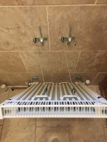 removing a radiator from a tiled wall - removing radiator from bathroom