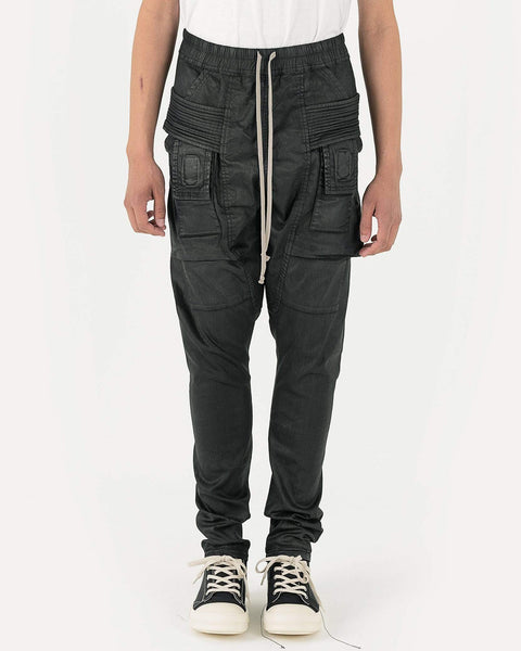 Creatch Cargo in Black Waxed Denim S