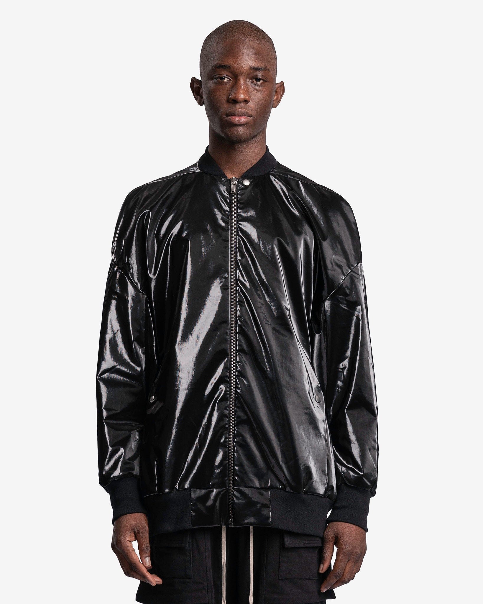 Jumbo Flight Jacket in Black