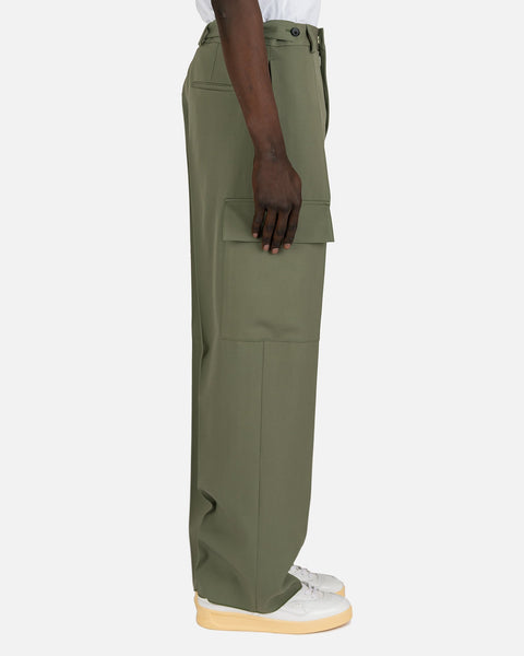 20ss jilsander wool polyester easy pants-