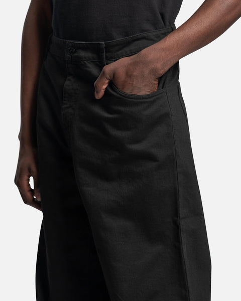 Wide Fit Denim Workwear Pants in Black – SVRN