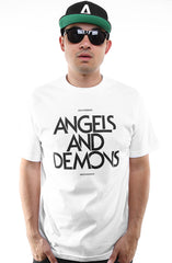 Angels and Demons (Men's White Tee)