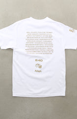 E-40 X Adapt :: Gold Blooded Records (Men's White Tee)