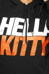 Ashley Vee x Adapt :: Hella Kitty (Women's Black/Orange Hoody)