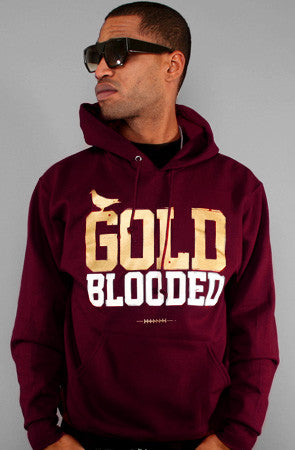 Gold Blooded (Men's Black/Red Crewneck Sweatshirt) – Adapt.