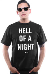 Hell Of A Night (Men's Black Tee)