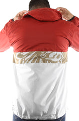 SAVS X Adapt :: Gold Blooded Chiefs (Men's Red/White Anorak Jacket)