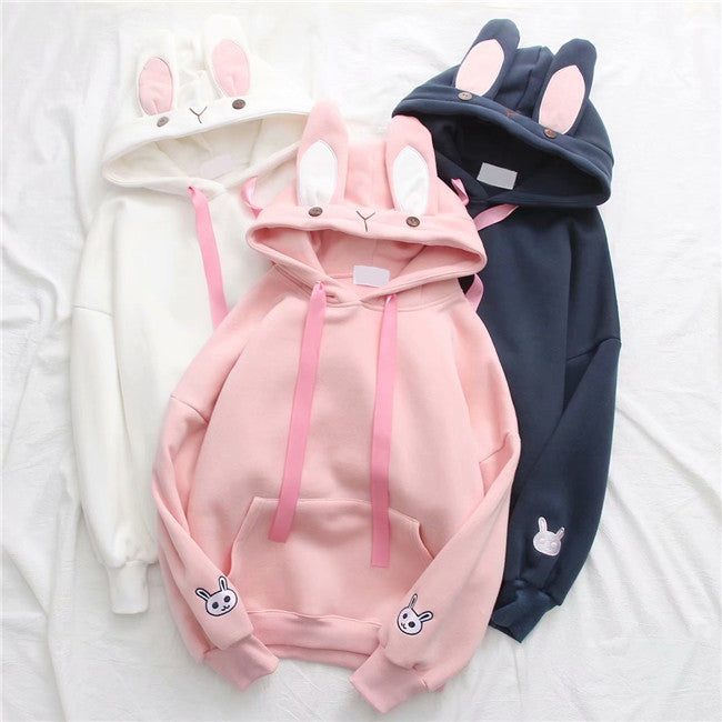 rabbit hoodie