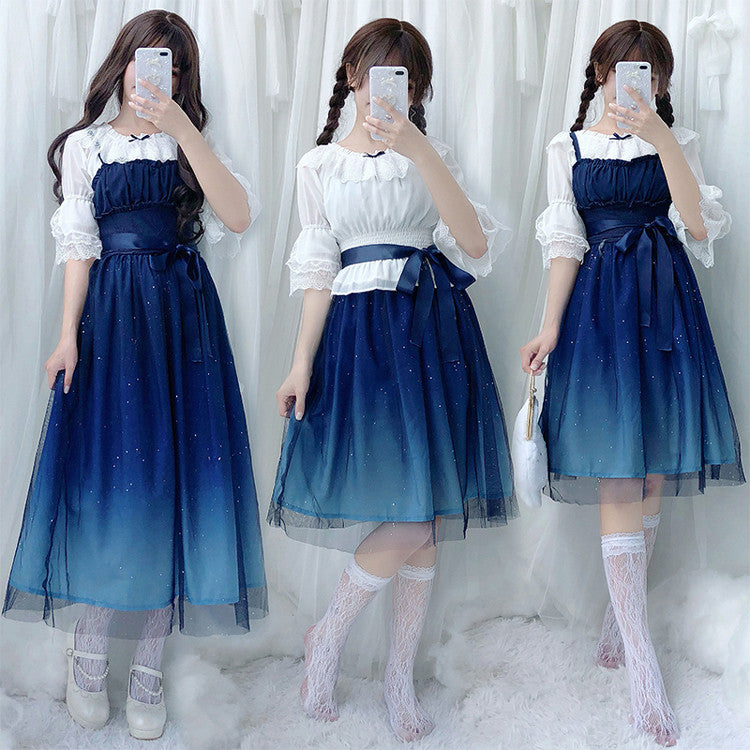 light blue lolita dress