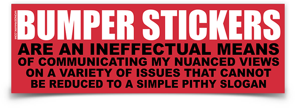 Meta Bumper Sticker (8.5" x 2.75")